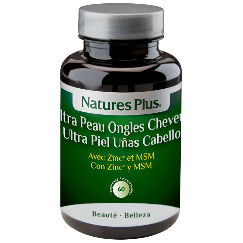 ULTRA PIEL CABELLO UÑAS PLUS 60 COMPRIMIDOS NATURES PLUS