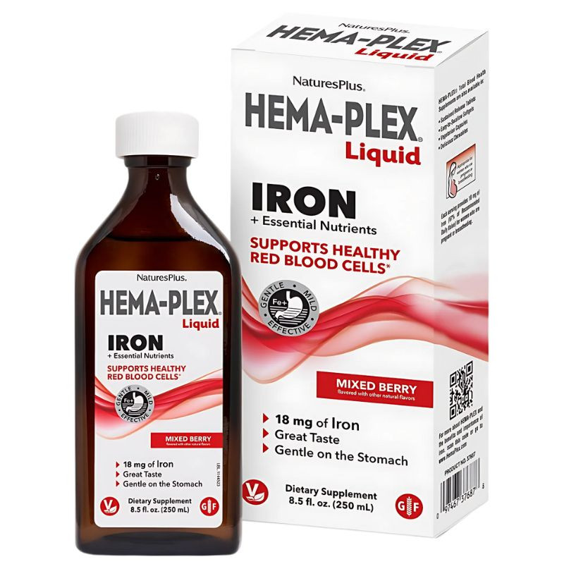 HEMA-PLEX LIQUID 250ML NATURES PLUS