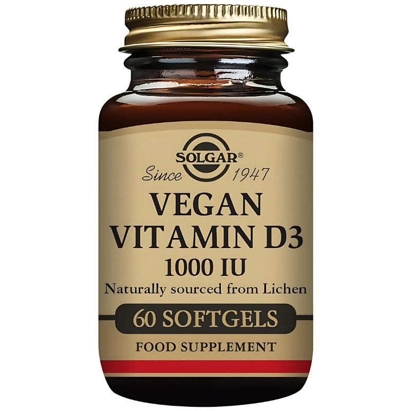 VEGAN VITAMINA D3 1000UI 60CAPSULAS SOLGAR