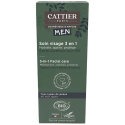 CUIDADO FACIAL 3 EN 1 PARA HOMBRE 50ML CATTIER