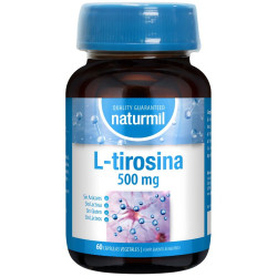 L-TIROSINA 500MG 60 CÁPSULAS VEGETALES NATURMIL