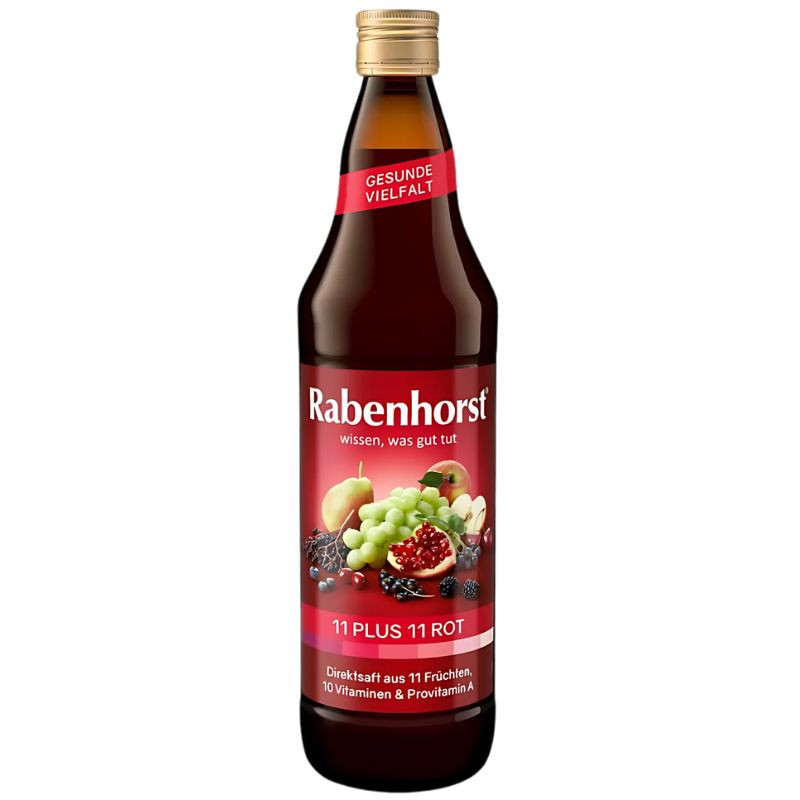 11 PLUS 11 ZUMO MULTIFRUTAS ROJO 750ML RABENHORST