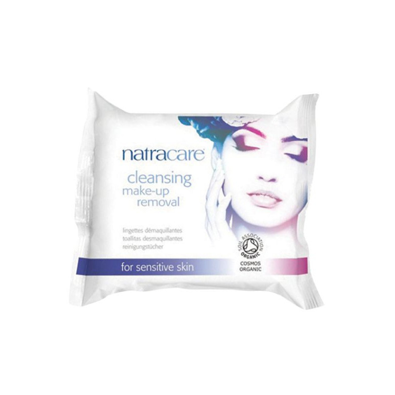 TOALLITAS DESMAQUILLANTES 20 UNIDADES NATRACARE
