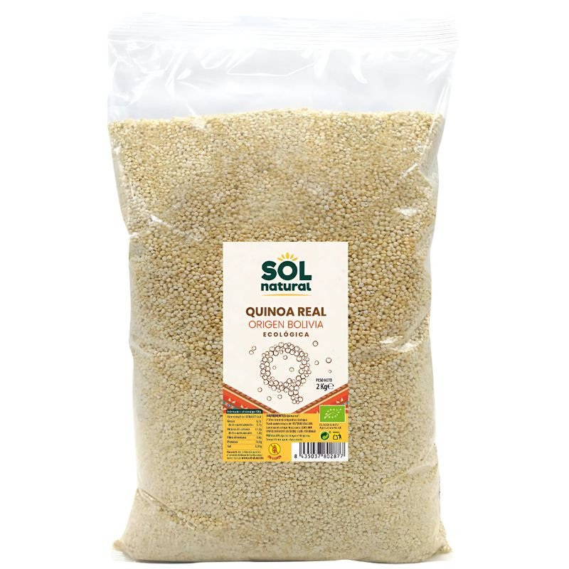 QUINOA REAL ORIGEN BOLIVIA SIN GLUTEN 2KG SOL NATURAL