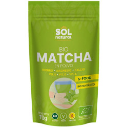 MATCHA EN POLVO BIO 70G SOL NATURAL