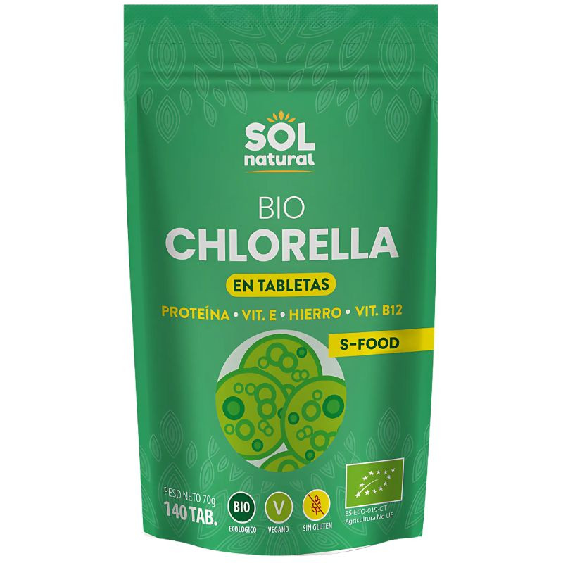 CHLORELLA BIO 140 COMPRIMIDOS SOL NATURAL
