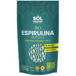 ESPIRULINA EN POLVO BIO 125G SOL NATURAL