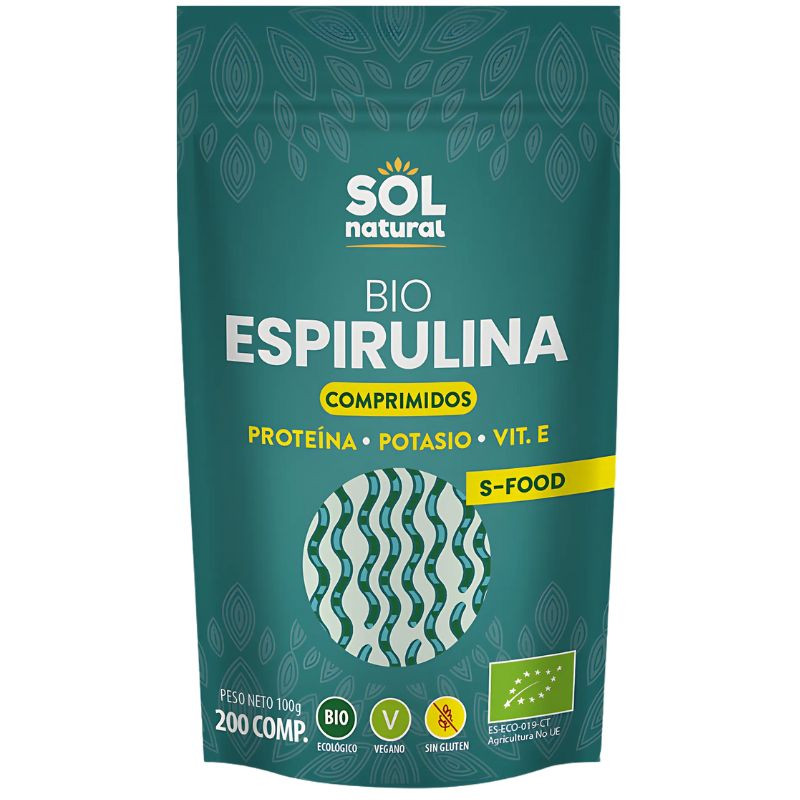ESPIRULINA BIO 200 COMPRIMIDOS SOL NATURAL