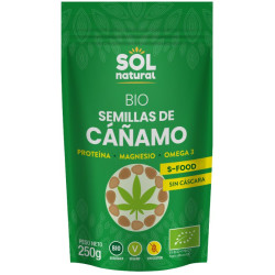 SEMILLAS DE CÁÑAMO BIO 250G SOL NATURAL