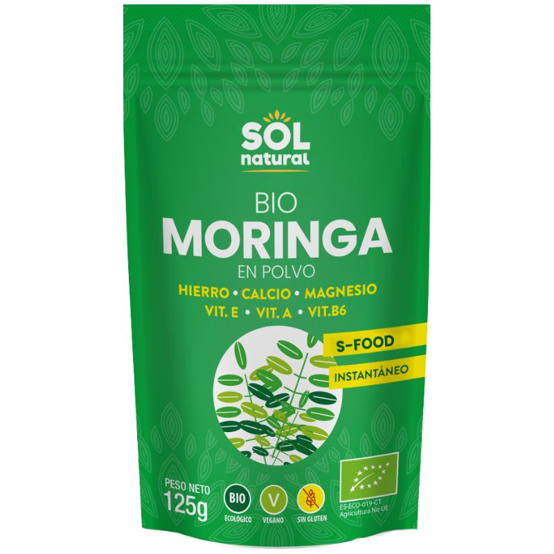 MORINGA EN POLVO BIO 125G SOL NATURAL