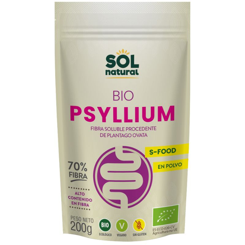 PSYLLIUM EN POLVO BIO 200G SOL NATURAL