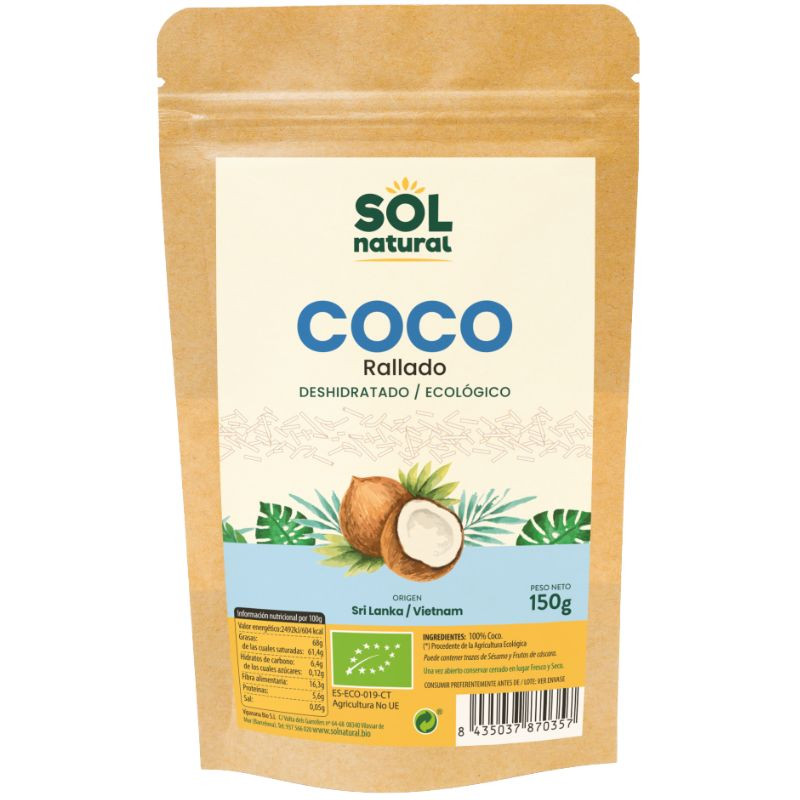 COCO RALLADO BIO 150G SOL NATURAL