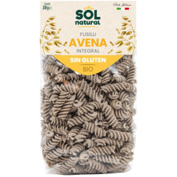 FUSILLI DE AVENA INTEGRAL SIN GLUTEN BIO 250G SOL NATURAL