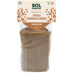 LASAÑA DE TRIGO SARRACENO SIN GLUTEN BIO 250G SOL NATURAL