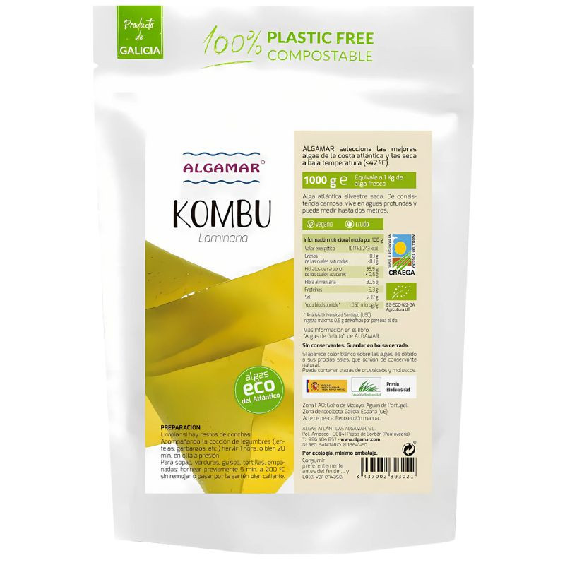 ALGA KOMBU BIO 1KG ALGAMAR