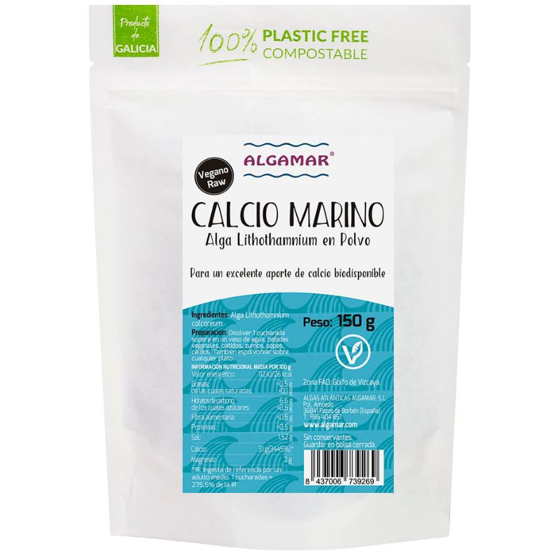 CALCIO MARINO EN POLVO 150G ALGAMAR