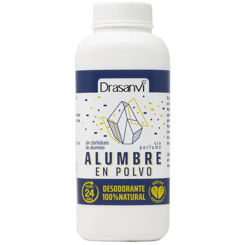 DESODORANTE DE ALUMBRE EN POLVO 100G DRASANVI
