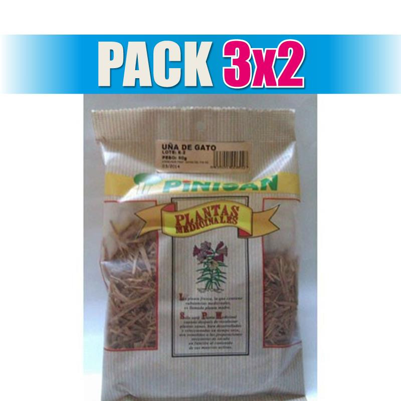 Pack 3x2 BOLSA UÑA GATO 50Gr. PINISAN