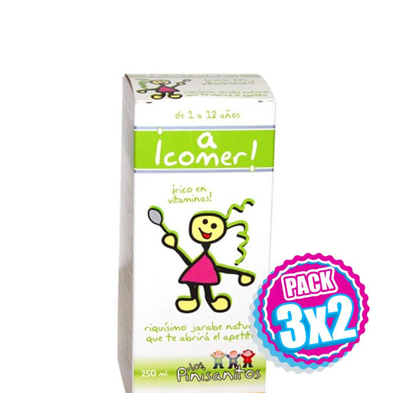 Pack 3x2 A COMER JARABE 250Ml. PINISAN