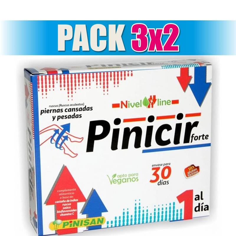 Pack 3x2 PINICIR FORTE 30 CAPSULAS PINISAN
