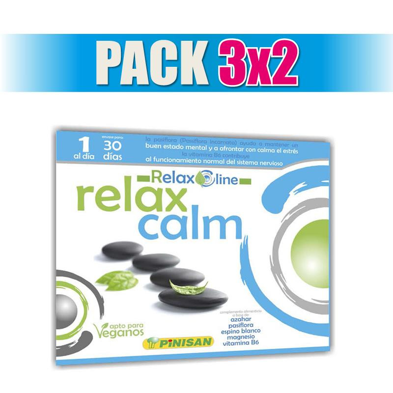 Pack 3x2 RELAX CALM 30 CAPSULAS PINISAN