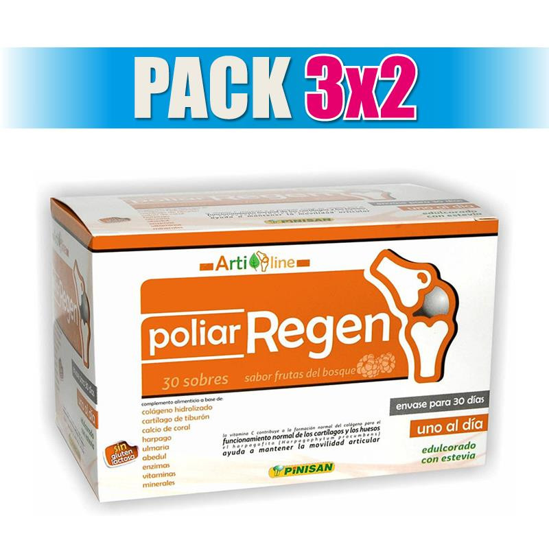 Pack 3x2 POLIAR REGEN 30 SOBRES PINISAN
