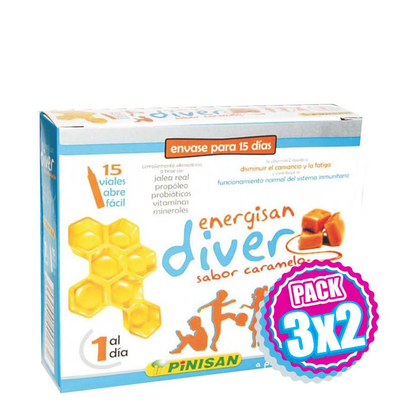 Pack 3x2 ENERGISAN DIVER 15 VIALES PINISAN