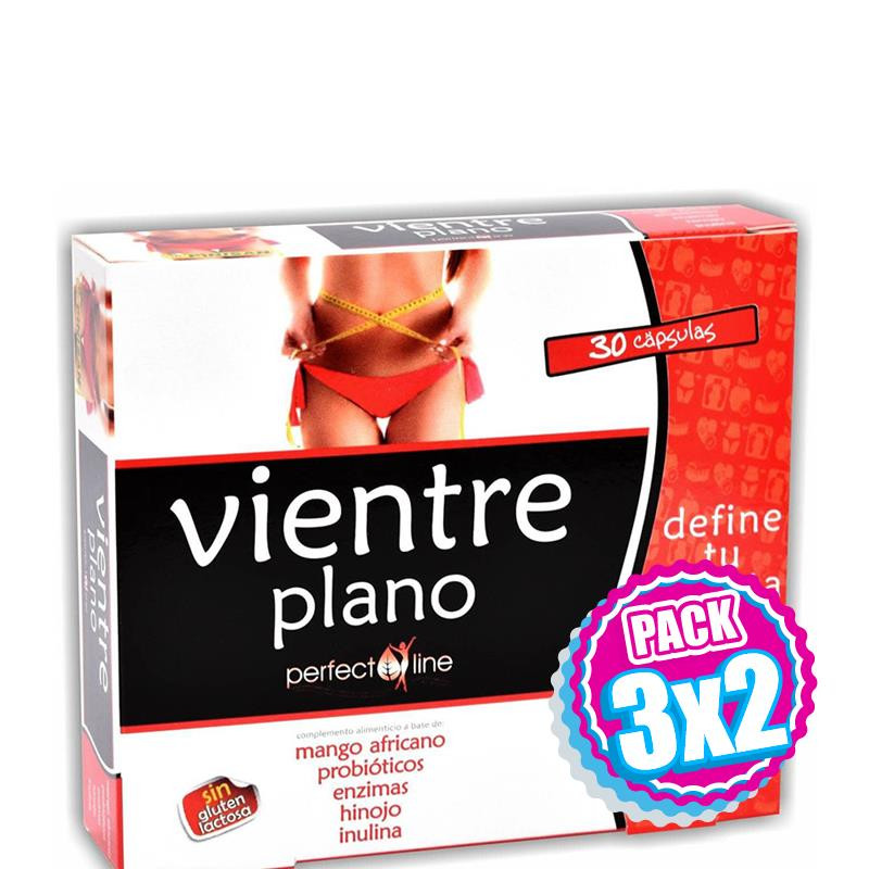 Pack 3x2 PERFECT LINE VIENTRE PLANO 30 CAPSULAS PINISAN