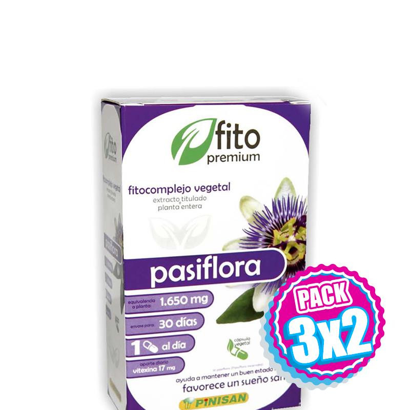Pack 3x2 FITO PREMIUM PASIFLORA 30 CAPSULAS PINISAN