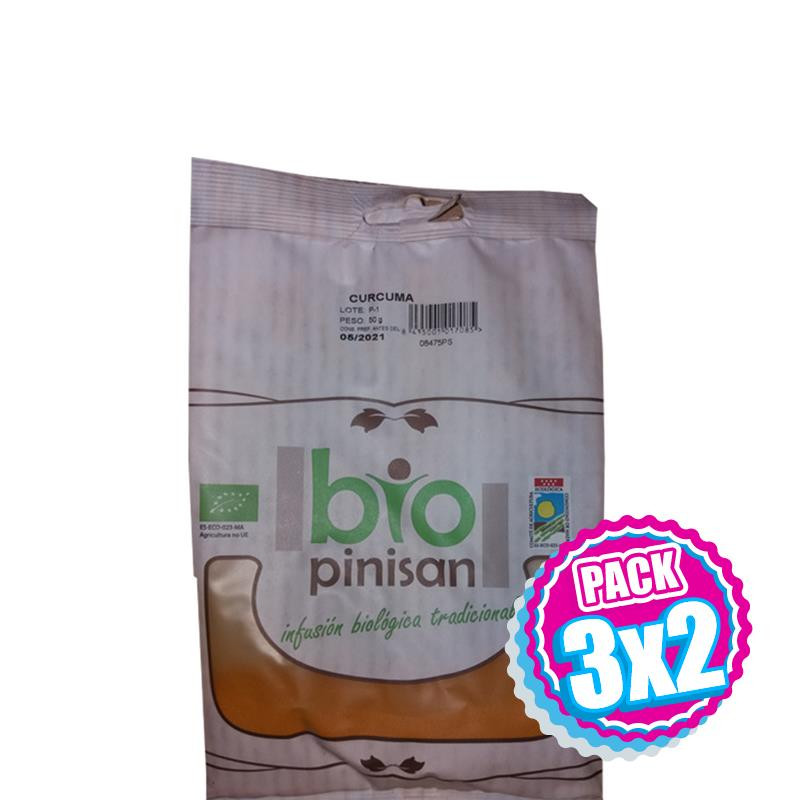 Pack 3x2 CURCUMA BIO 50Gr. PINISAN