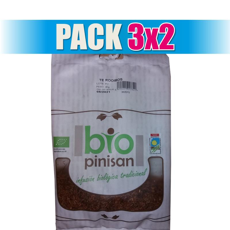 Pack 3x2 ROOIBOS BIO 40Gr. PINISAN