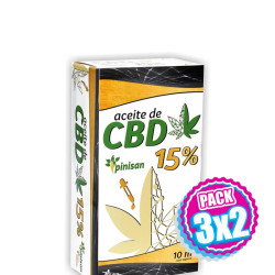 Pack 3x2 ACEITE DE CBD 15%...