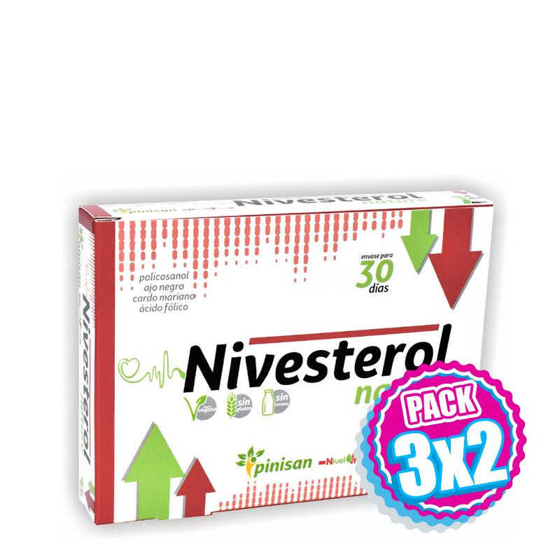 Pack 3x2 NIVESTEROL NATURE 30 CÁPSULAS PINISAN