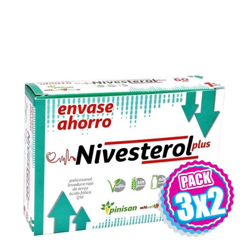 Pack 3x2 NIVESTEROL PLUS 60 CÁPSULAS PINISAN