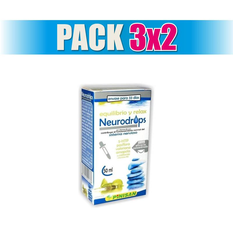 Pack 3x2 NEURODROPS PLUS 50Ml PINISAN