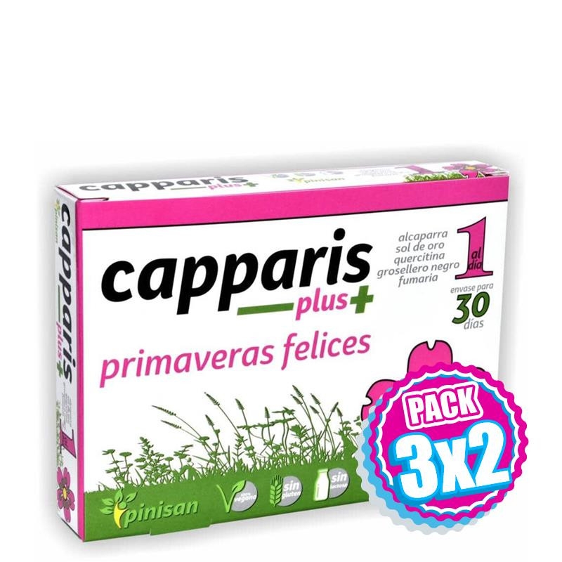 Pack 3x2 CAPPARIS PLUS 30 CAPSULAS PINISAN