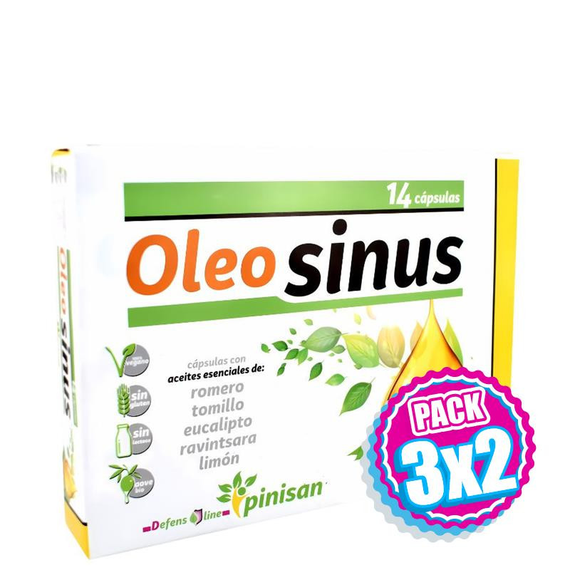 Pack 3x2 OLEOSINUS 14 CÁPSULAS LÍQUIDAS PINISAN