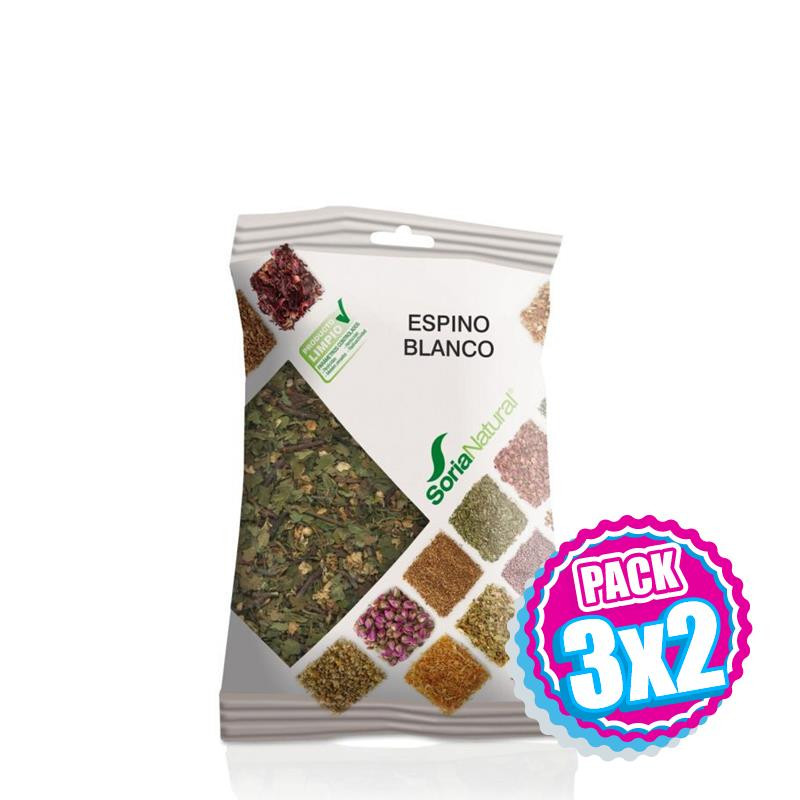 Pack 3x2 ESPINO BLANCO BOLSA 50Gr. SORIA NATURAL