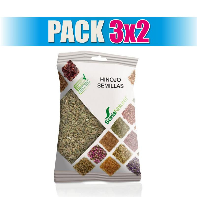 Pack 3x2 HINOJO SEMILLAS BOLSA 100Gr. SORIA NATURAL
