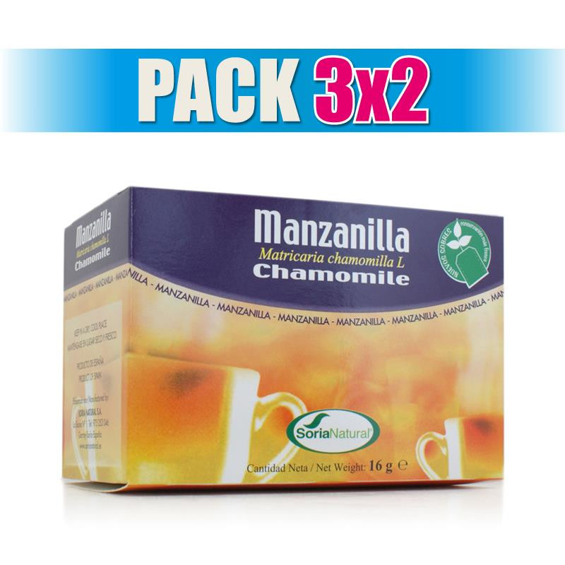 Pack 3x2 MANZANILLA 20 FILTROS SORIA NATURAL