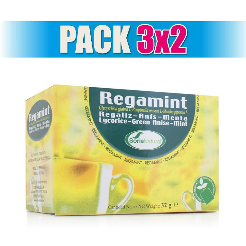 Pack 3x2 REGAMINT 20 FILTROS SORIA NATURAL