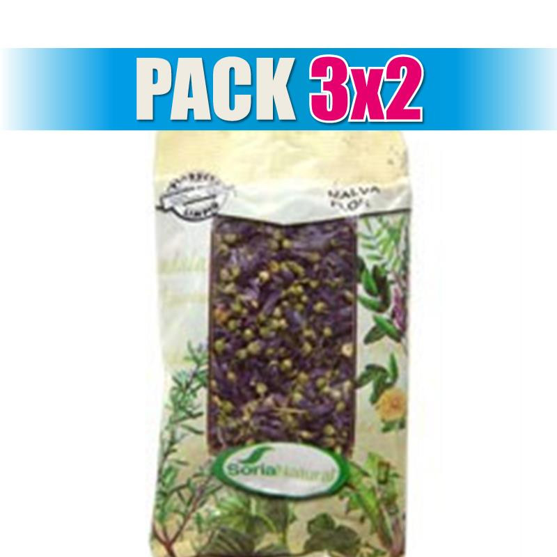 Pack 3x2 MALVA FLOR BOLSA 25Gr. SORIA NATURAL