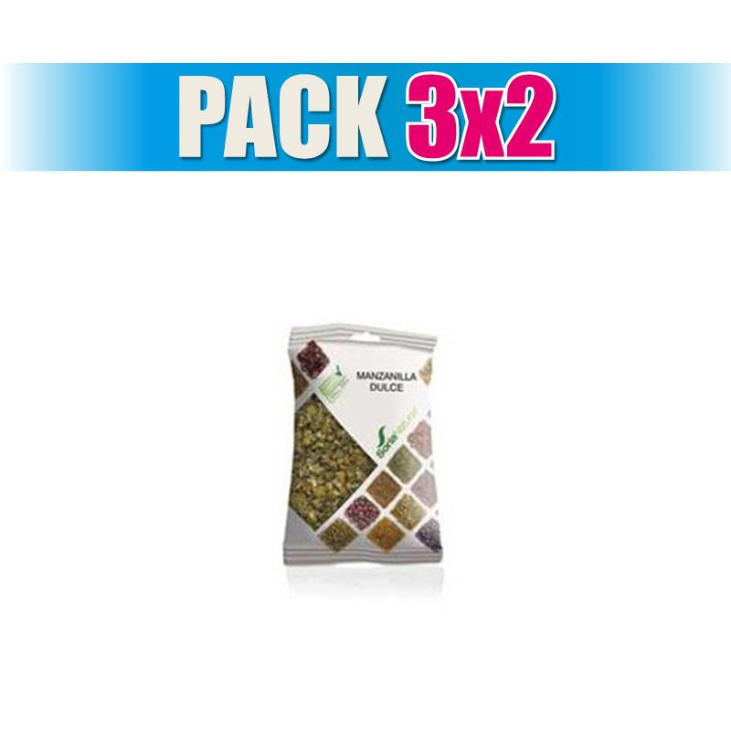 Pack 3x2 MANZANILLA DULCE BOLSA 50Gr. SORIA NATURAL