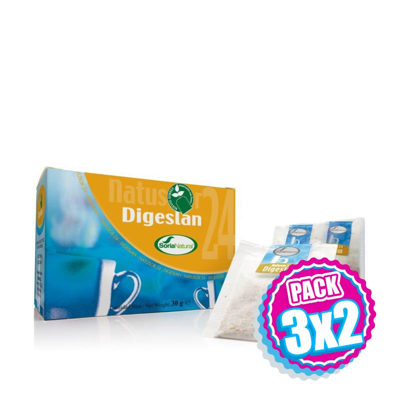 Pack 3x2 NATUSOR 24 DIGESLAN 20 FILTROS SORIA NATURAL