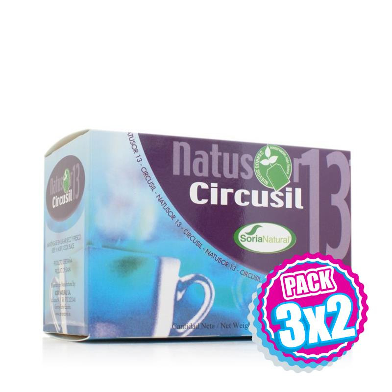 Pack 3x2 NATUSOR 13 CIRCUSIL 20 FILTROS SORIA NATURAL