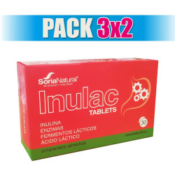 Pack 3x2 INULAC 30 TABLETAS...