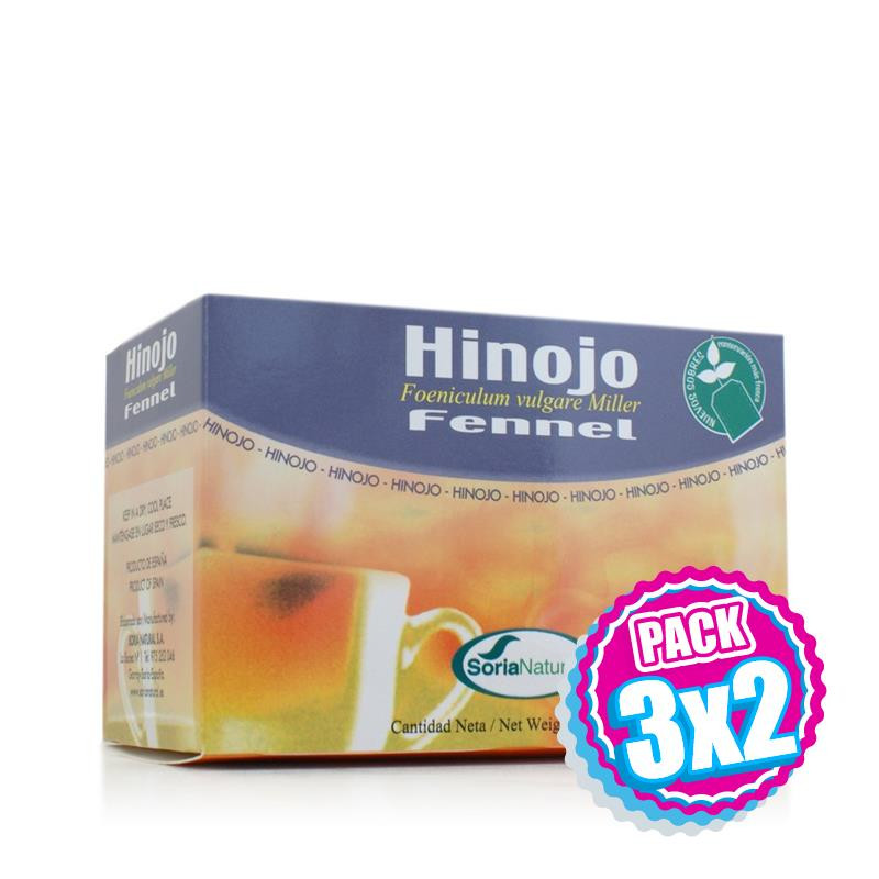 Pack 3x2 HINOJO 20 FILTROS SORIA NATURAL