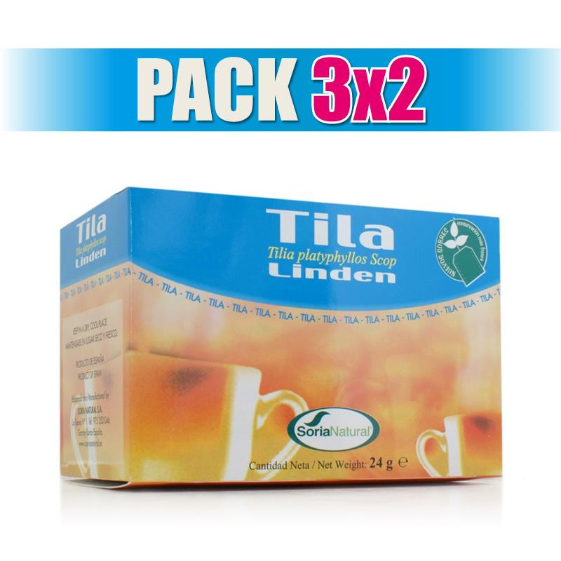 Pack 3x2 TILA 20 FILTROS SORIA NATURAL