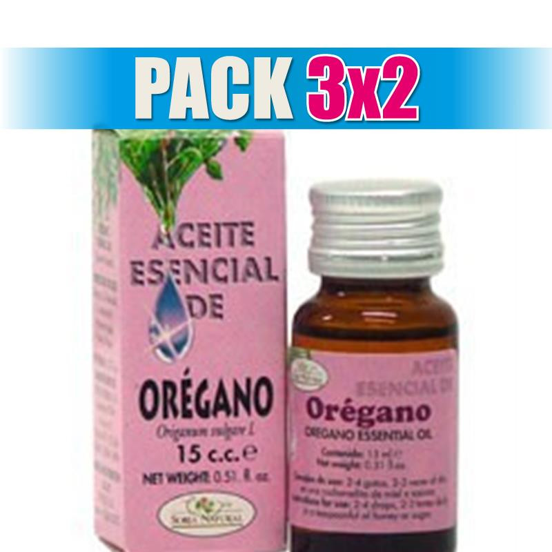 Pack 3x2 ACEITE ESENCIAL DE OREGANO 15Ml. SORIA NATURAL