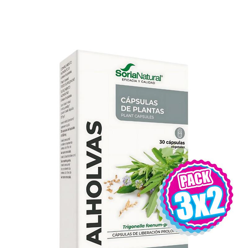 Pack 3x2 03-S ALHOLVAS FORMULA XXI 30 CAPSULAS SORIA NATURAL